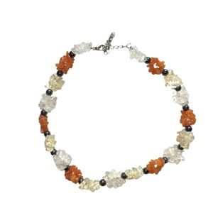 Stone beaded necklace